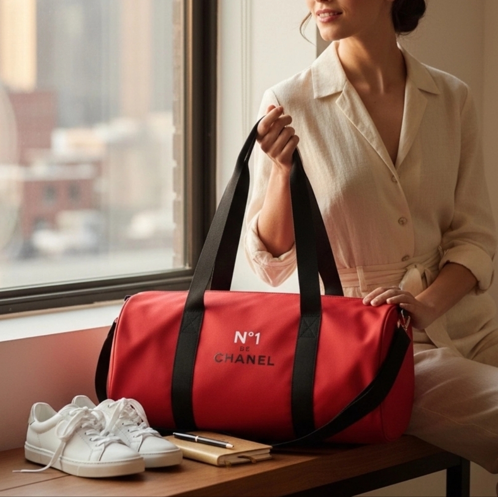 Chanel No.1 Red Duffel Bag - Picture 5 of 6